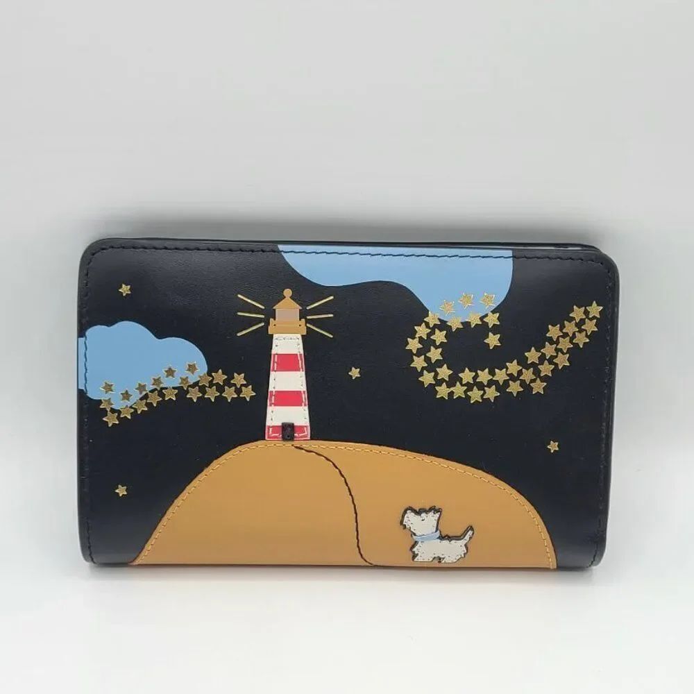 Radley London Lighthouse Medium Leather Bifold NWT! NEW!